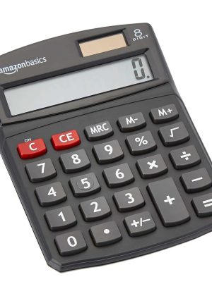 Amazon Basics Lcd 8-Digit Desktop Calculator