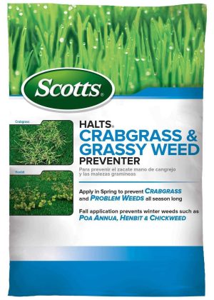 Scotts Halts Crabgrass & Grassy Weed Preventer