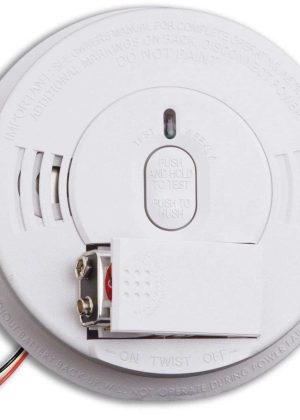 Kidde Smoke Detector Hardwired Smoke Alarm with Battery Backup i12060