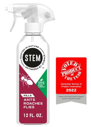 Stem Kills Ants, Roaches And Flies Plant-Based Indoor & Outdoor Bug Spray