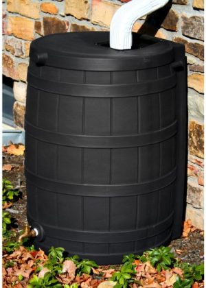 50 Gallon Flat Back Rain Barrel
