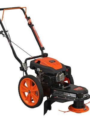 YARDMAX 22 in. 170cc Gas Walk Behind String Trimmer Mower