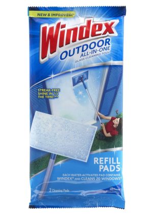 Windex Outdoor All-In-One Refill Pads