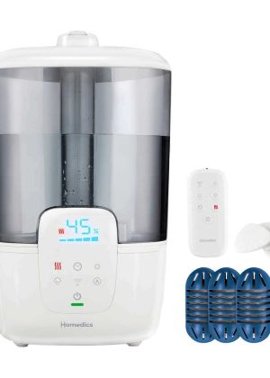 Homedics Warm/Cool Mist Ultrasonic Humidifier W/uv-c Technology & Remote