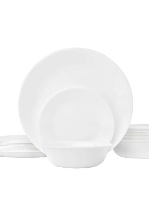 Corelle Winter Frost White 18-Piece Dinnerware Set