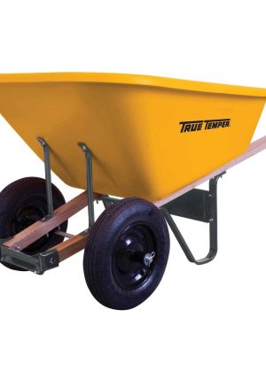True Temper Poly Wheelbarrow 8 cu ft