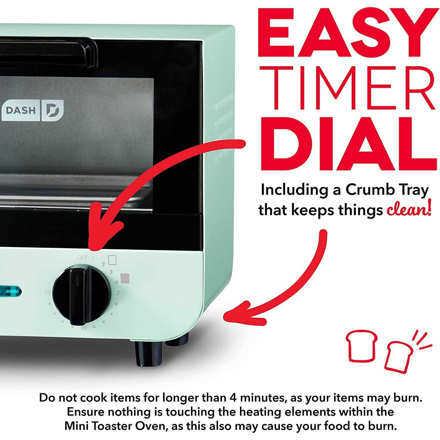 Dash Mini Toaster Oven - Image 4
