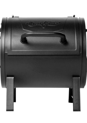 Char-Griller Portable Charcoal Grill and Side Fire Box 17-in W 52424