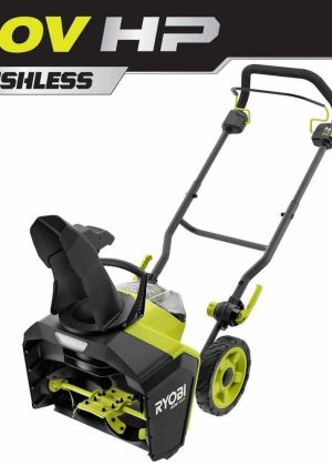 RYOBI 40V HP Brushless 18 in. Single-Stage Cordless Electric Snow Blower