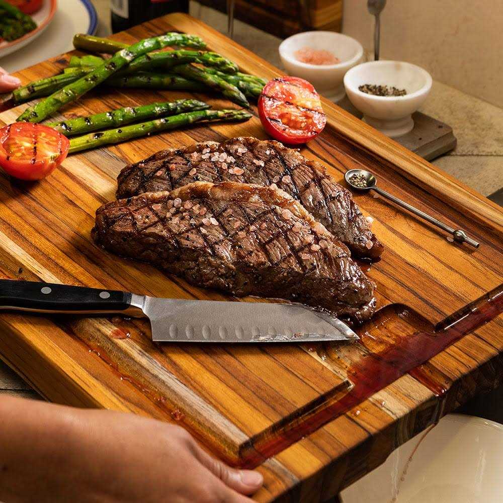 Teakhaus Smart End Grain Cutting & Carving Board - Image 4