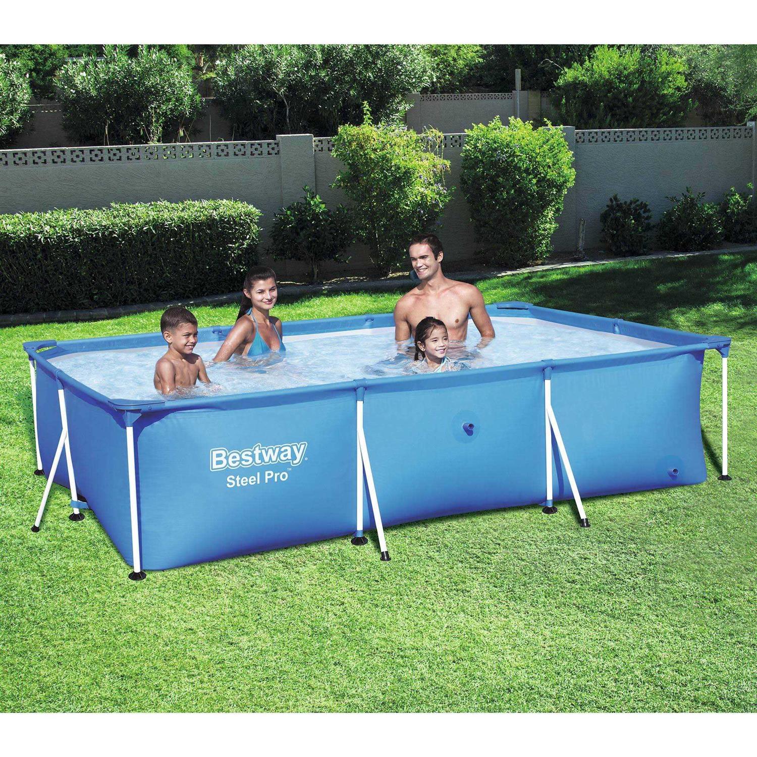 Bestway Steel Pro Rectangular Frame Above Ground Swimming Pool - Image 3