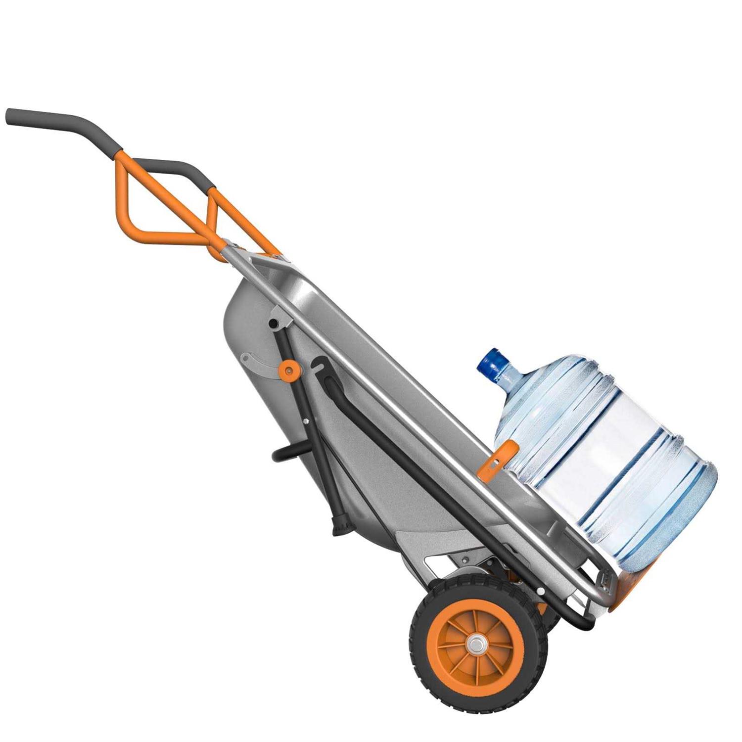 Worx WG050 Aerocart 8-in-1 Yard Cart Wheelbarrow Dolly - Image 2