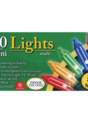 Dollar Tree Stores 20-Count Mini Indoor Multiolored Christmas Lights Strands