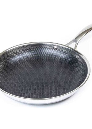 HexClad Hybrid Stainless Steel Frying Pan