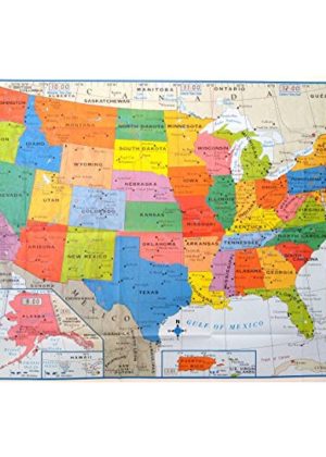 Kappa Superior Mapping Company United States Poster Size Wall Map 40 X 28 With Cities
