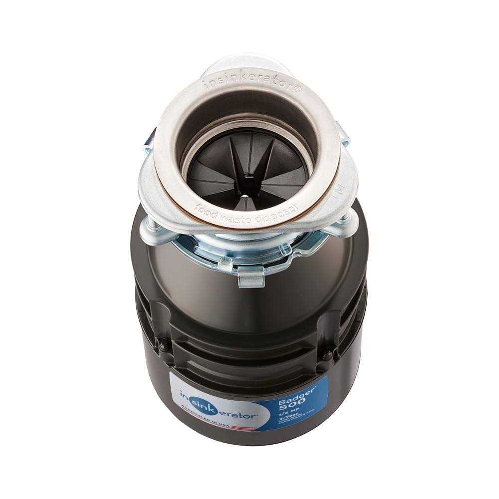 InSinkErator Badger 500 1/2 HP Continuous Feed Garbage Disposal - Image 4