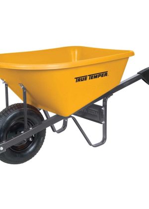 True Temper Poly Residential Wheelbarrow 6 cu ft