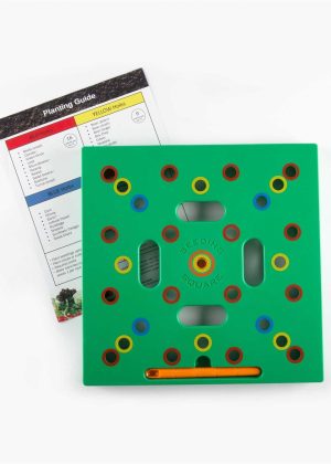 Seeding Square-Square Foot Gardening Template-Seed Sowing Tool Kit Comes