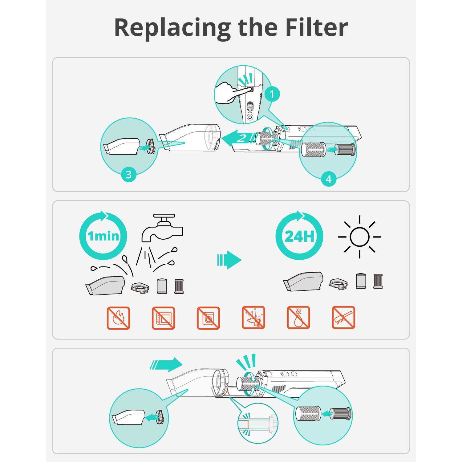 eufy HomeVac Replacement Filter Kit - Image 3
