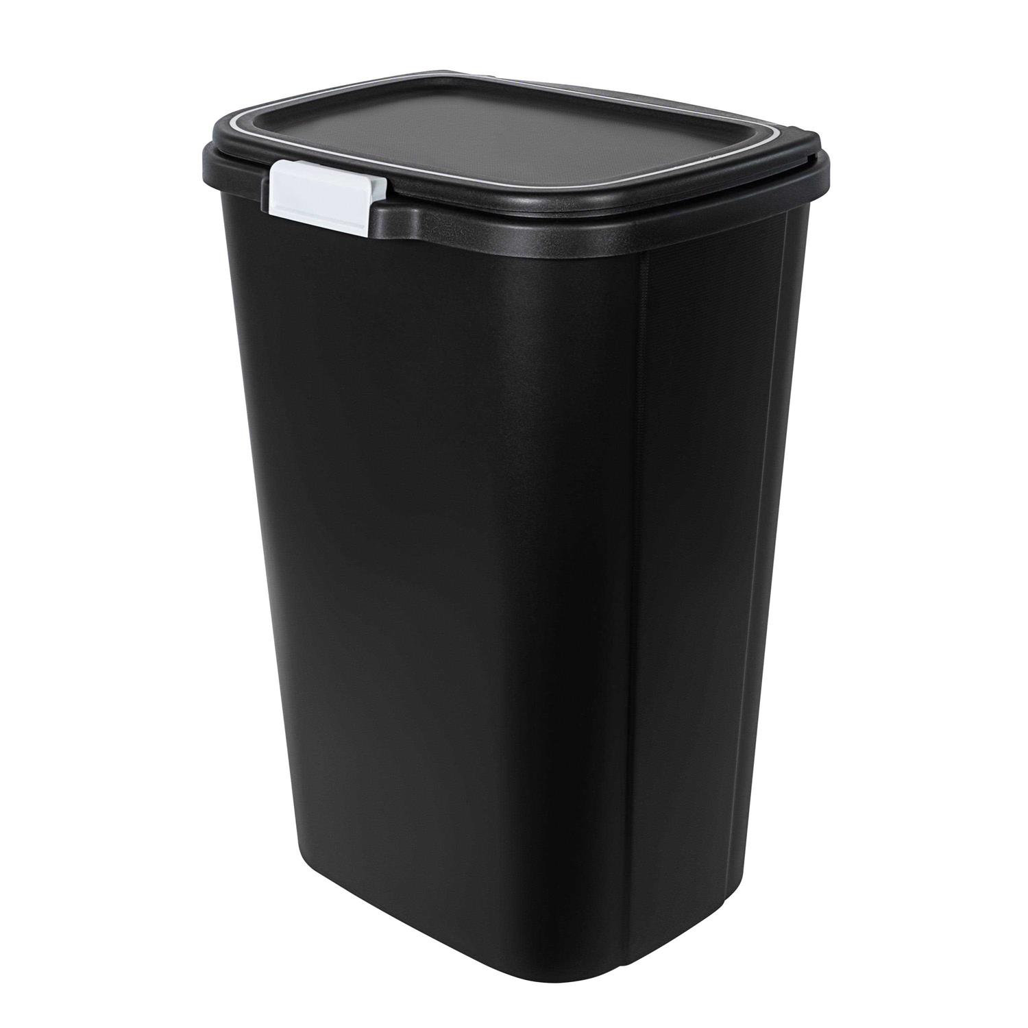Hefty 13 Gallon Odor Control Touch Lid Trash Can - Image 5
