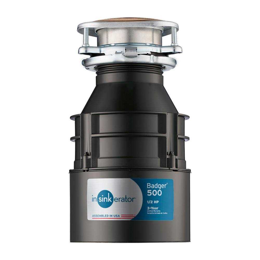 InSinkErator Badger 500 1/2 HP Continuous Feed Garbage Disposal - Image 3
