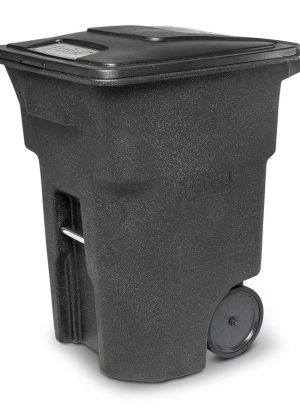 Toter 96 Gallon Trash Can with Smooth Wheels and Lid