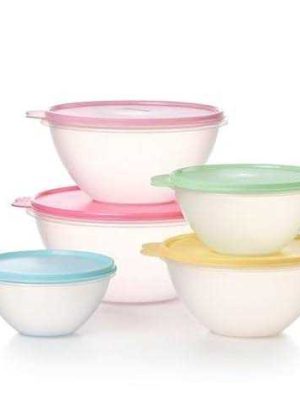 Tupperware Heritage Wonderlier Food Storage Bowl Set Vintage Colors