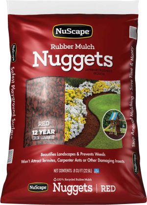 NuScape Rubber Mulch Red