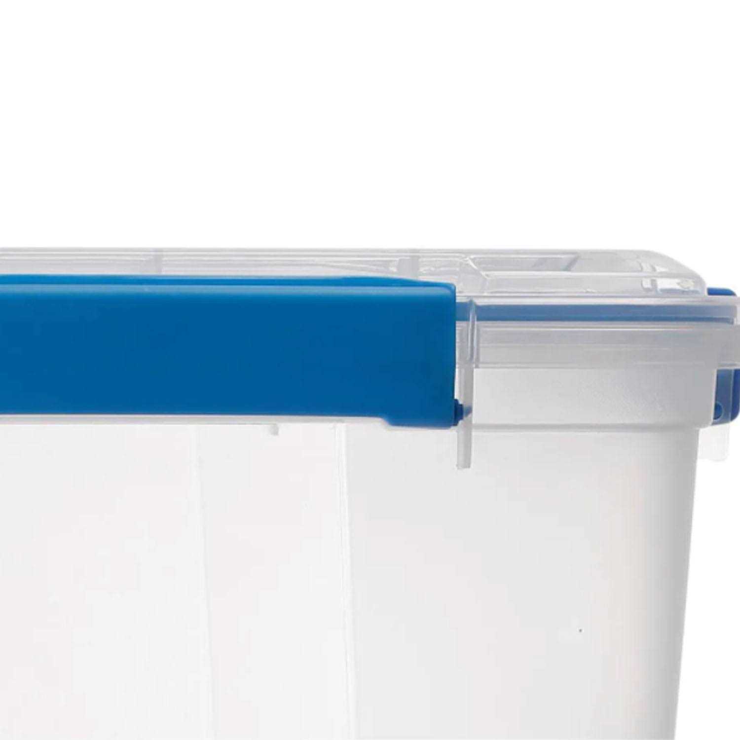 Ezy Storage IP67 Rated Waterproof Plastic Storage Tote with Lid - Image 2