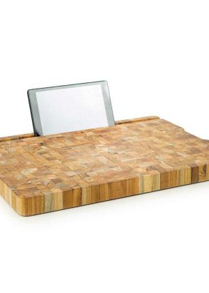 Teakhaus Smart End Grain Cutting & Carving Board