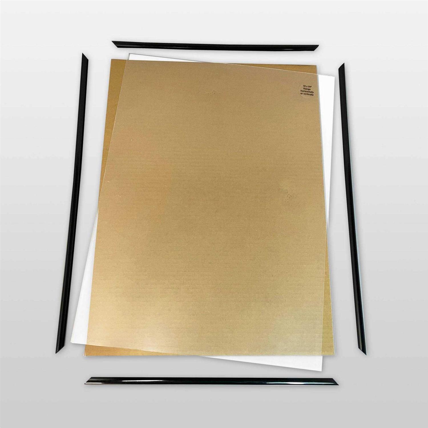 Room Essentials 24 Tube Profile Poster Frame Black - Image 2