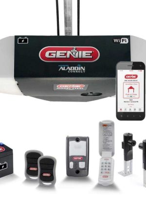 Genie 1.25 HP Ultra Quiet Belt Drive Garage Door Opener with LED, Battery Backup and Aladdin Connect