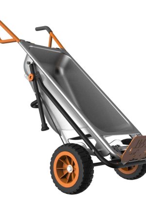 Worx WG050 Aerocart 8-in-1 Yard Cart Wheelbarrow Dolly
