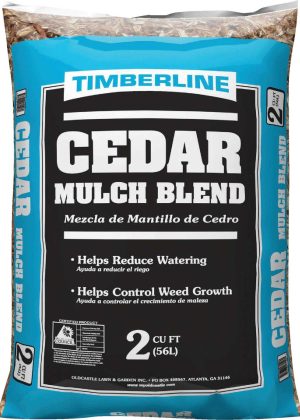 Timberline 2 cu. ft. Cedar Mulch