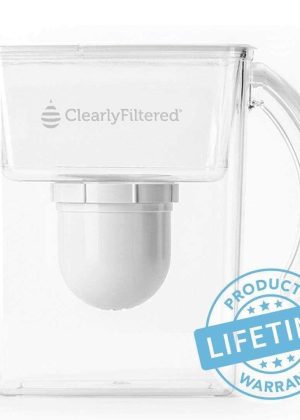 Clearly Filtered No. 1 Filtered Water Pitcher for Fluoride/Water Filter Pitcher with Affinity Filtration