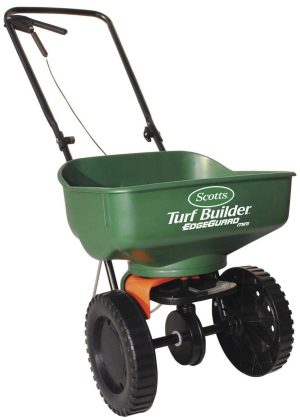 Scotts Turf Builder EdgeGuard Mini Broadcast Spreader
