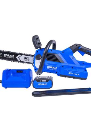 Kobalt Gen4 40-volt 14-in Brushless Battery 4 Ah Chainsaw KCS 1040A-03