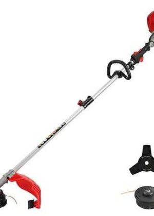 Powersmart 4-Cycle 31cc 15lb Straight Shaft Gas String Trimmer Weed wacker and Brush Cutter for Lawns and Grass
