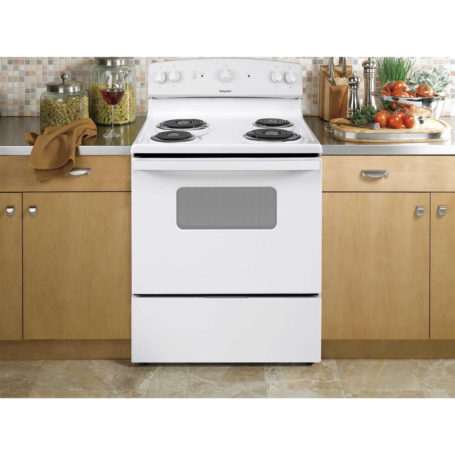 Hotpoint 30 Free-Standing Electric Range RBS330DRWW - Image 5
