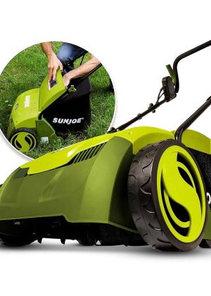 Sun Joe AJ801E Electric Lawn Dethatcher w/ Collection Bag