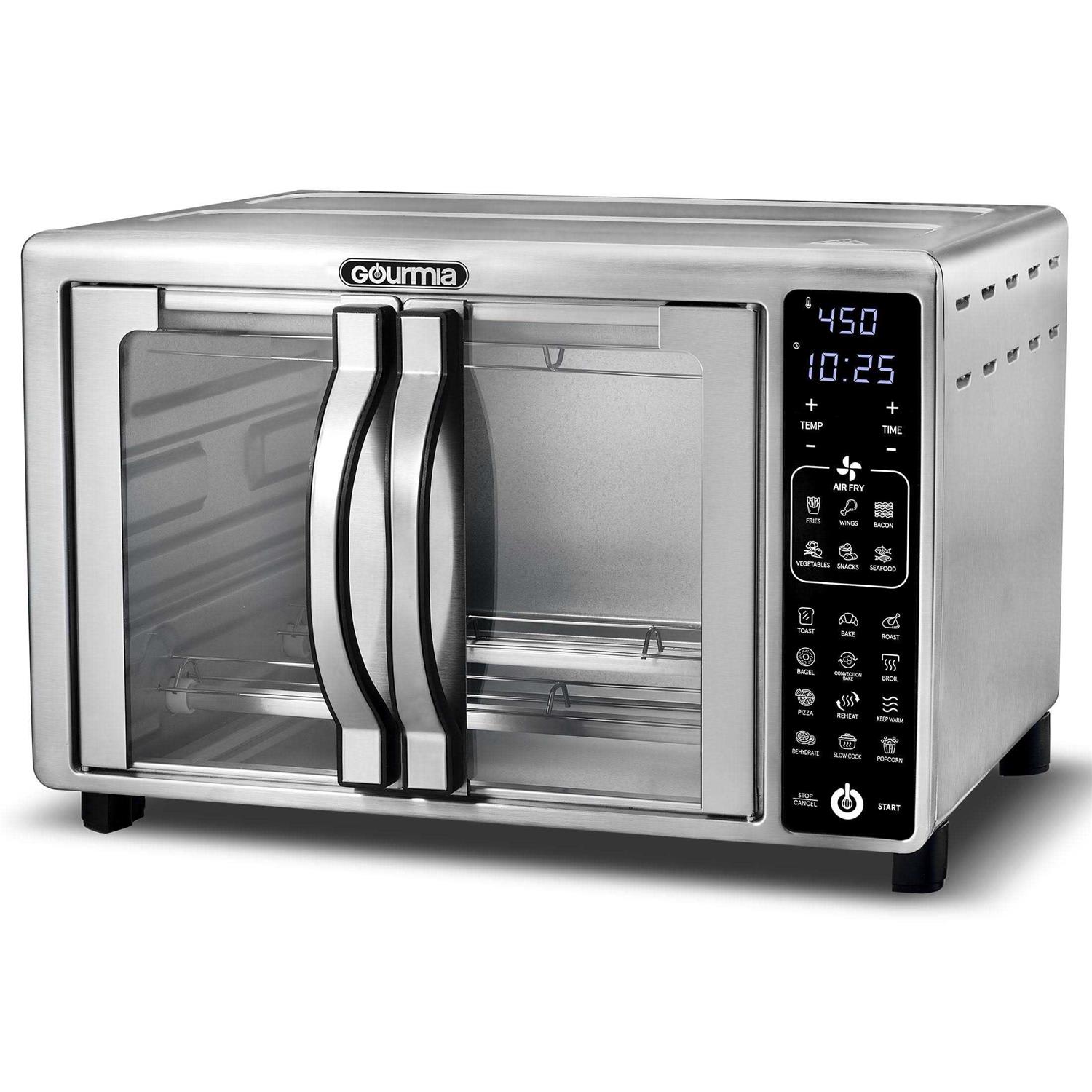 Gourmia Digital Air Fryer Toaster Oven with Single-Pull French Doors - Image 2