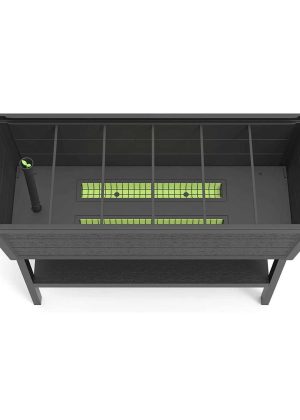 Keter 236157 Urban Bloomer Resin Elevated Planter Raised Garden Bed