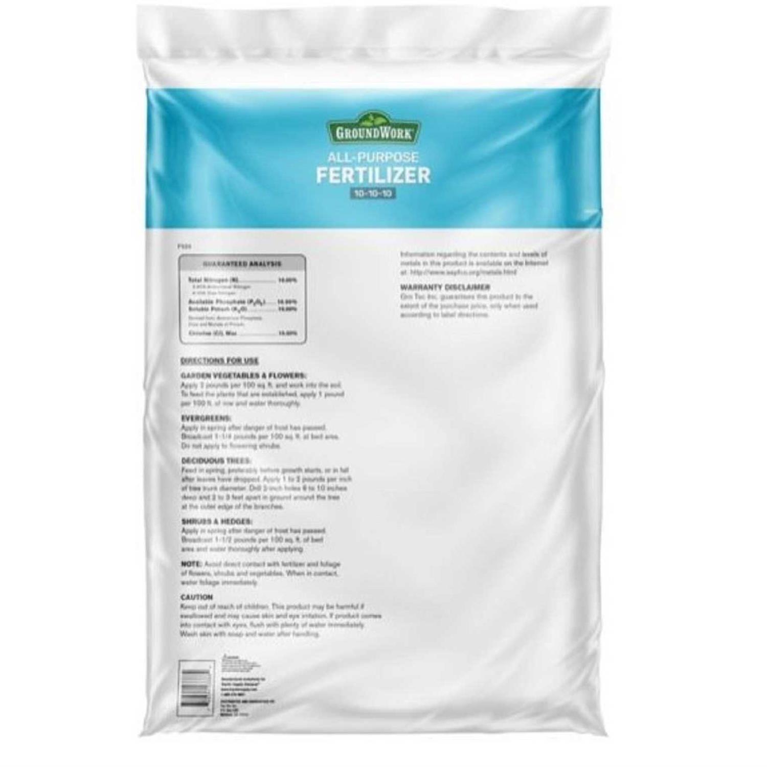 Groundwork 10-10-10 All-Purpose Fertilizer - Image 2