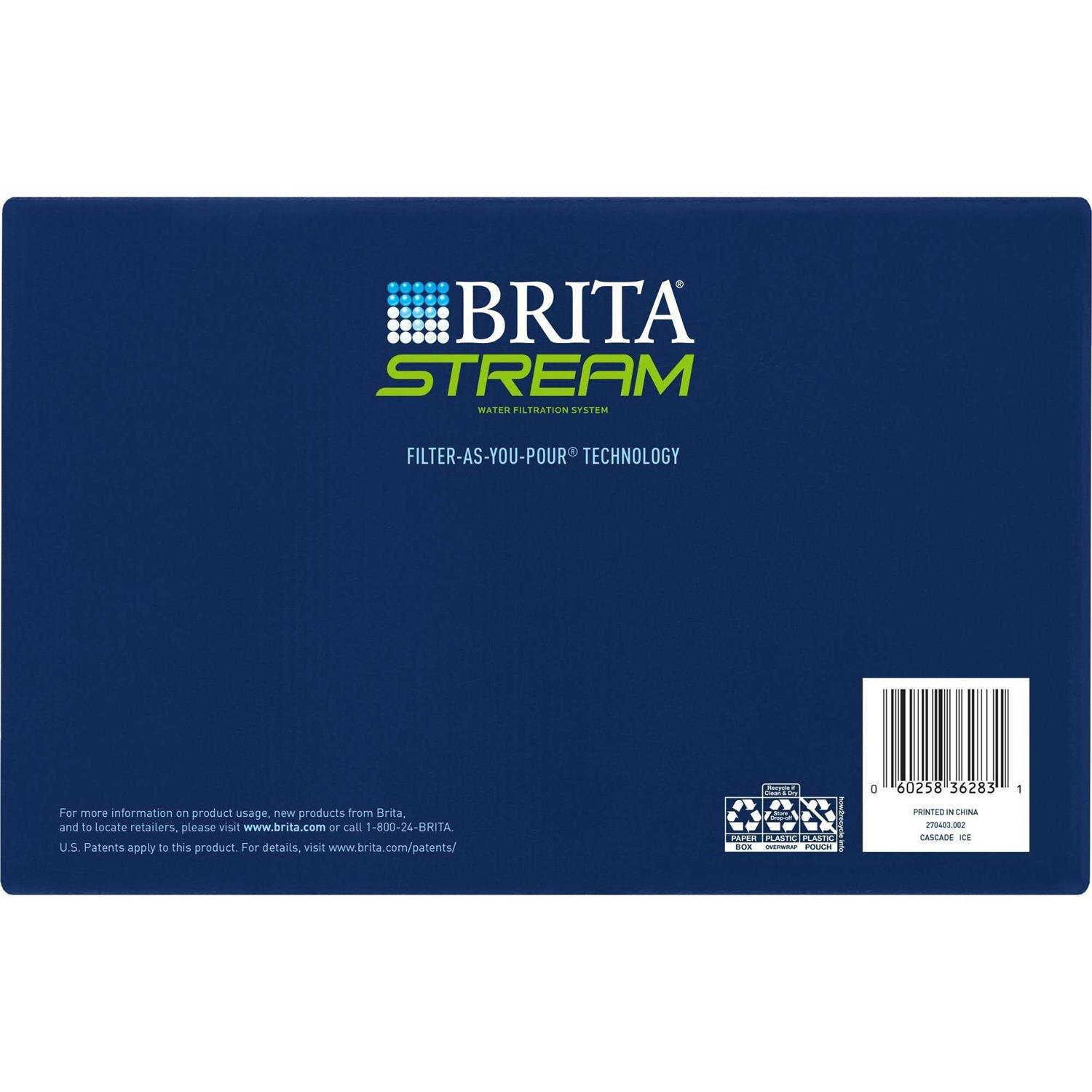 Brita Stream 12-Cup Filter as You Pour Water Pitcher - Image 5