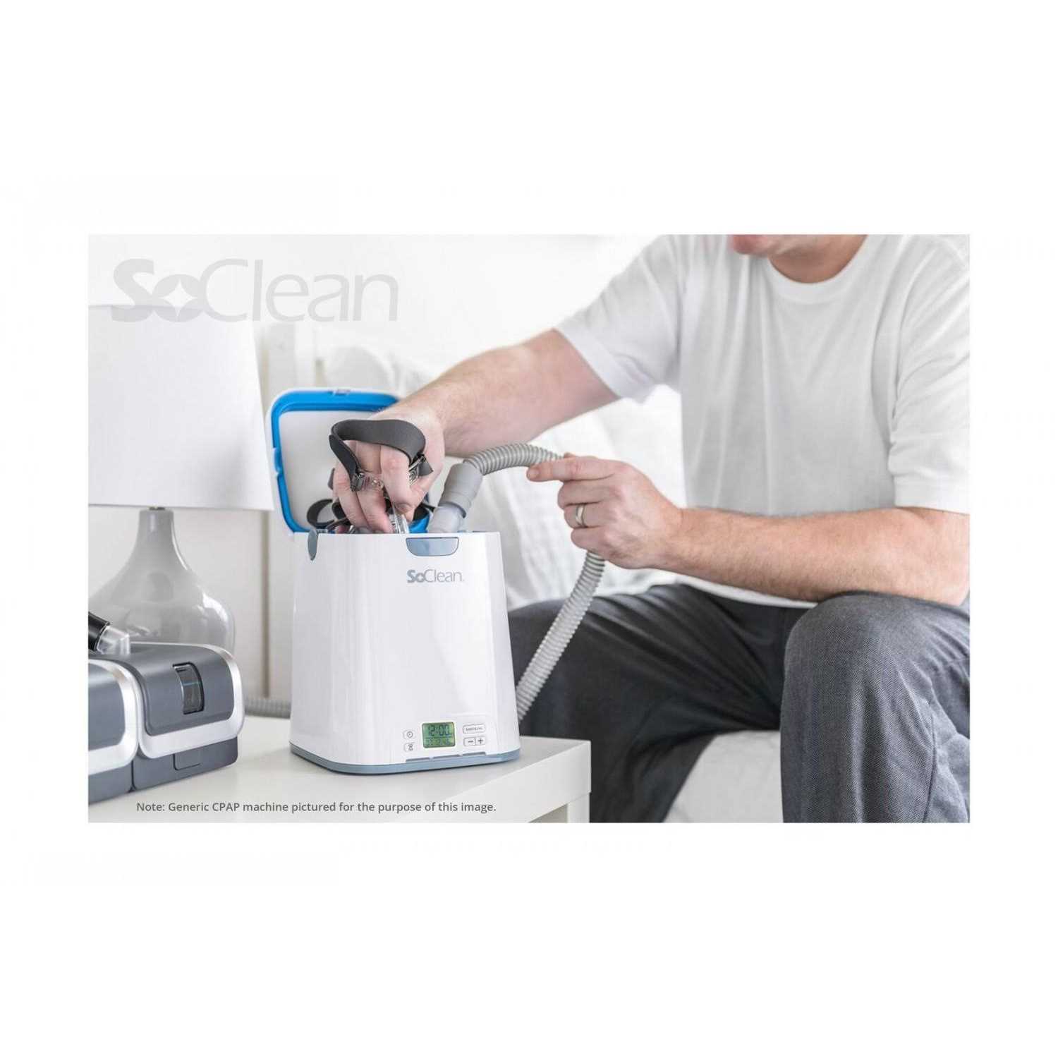 SoClean 2 Automatic CPAP Cleaner Sanitizer + DreamStation Tubing Adapter - Image 2