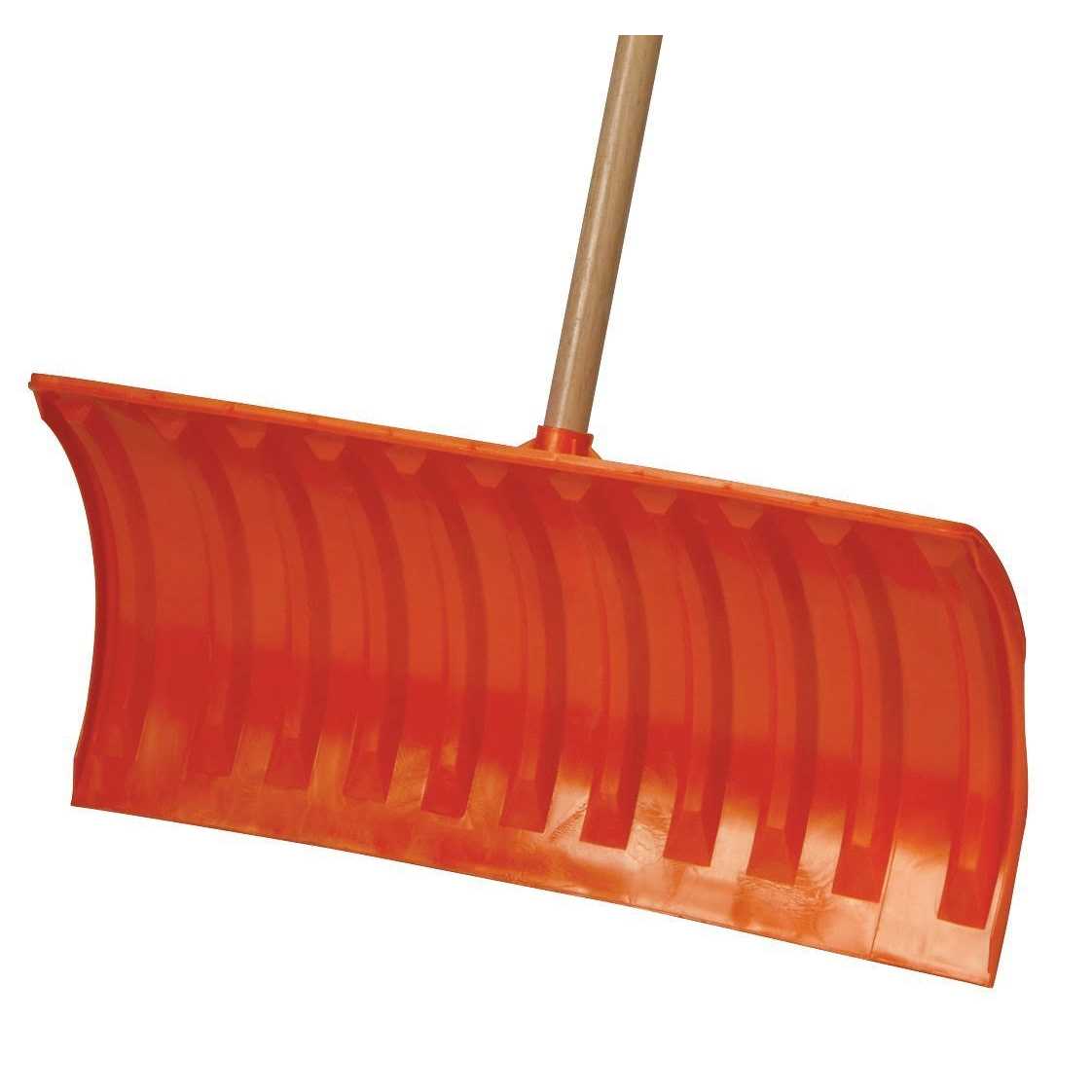 Bigfoot 25 in Orange D-Grip Poly Snow Pusher - Image 4