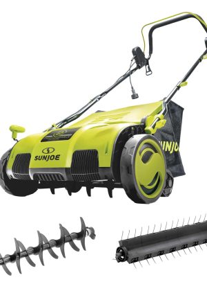 Sun Joe Electric Lawn Dethatcher w/ Collection Bag