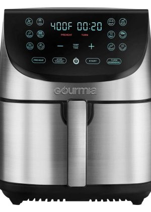 Gourmia 8 Qt. Stainless Steel Digital Air Fryer