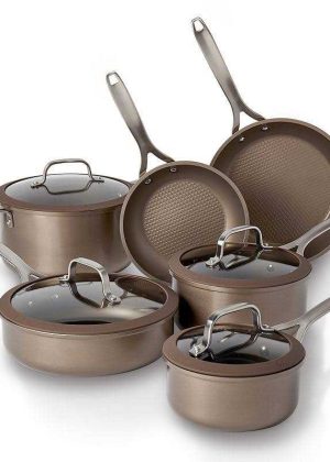 Food Network 10-pc. Textured Titanium Nonstick Cookware Set