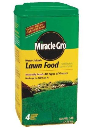 Miracle Gro Water Soluble Lawn Food